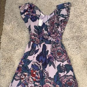 Purple Floral Dress